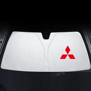 Car Windshield Sun Shade for Mitsubishi ASX/RVR/Outlander Sport 2010-2019, Foldable Front Window Sunshade Sun Visor Protector Block UV Rays Car Interior Accessories