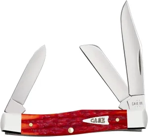 Case XX Pocket Knife MEDIUM STOCKMAN - KINFOLKS JIG INDIAN PAINT BRUSH BONE Item #42321-63032 SS - Length Closed: 3 5/8Inches
