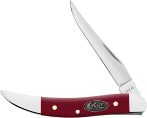 Case XX Pocket Knife SMALL TEXAS TOOTHPICK - SMOOTH MULBERRY SYNTHETIC Item #30462-410096 SS - Length Closed: 3Inches