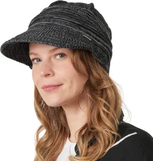 CHARM Organic Cotton Slouchy Visor Beanie - Women Slouch Hat Mens Baggy Knit Chemo Hat