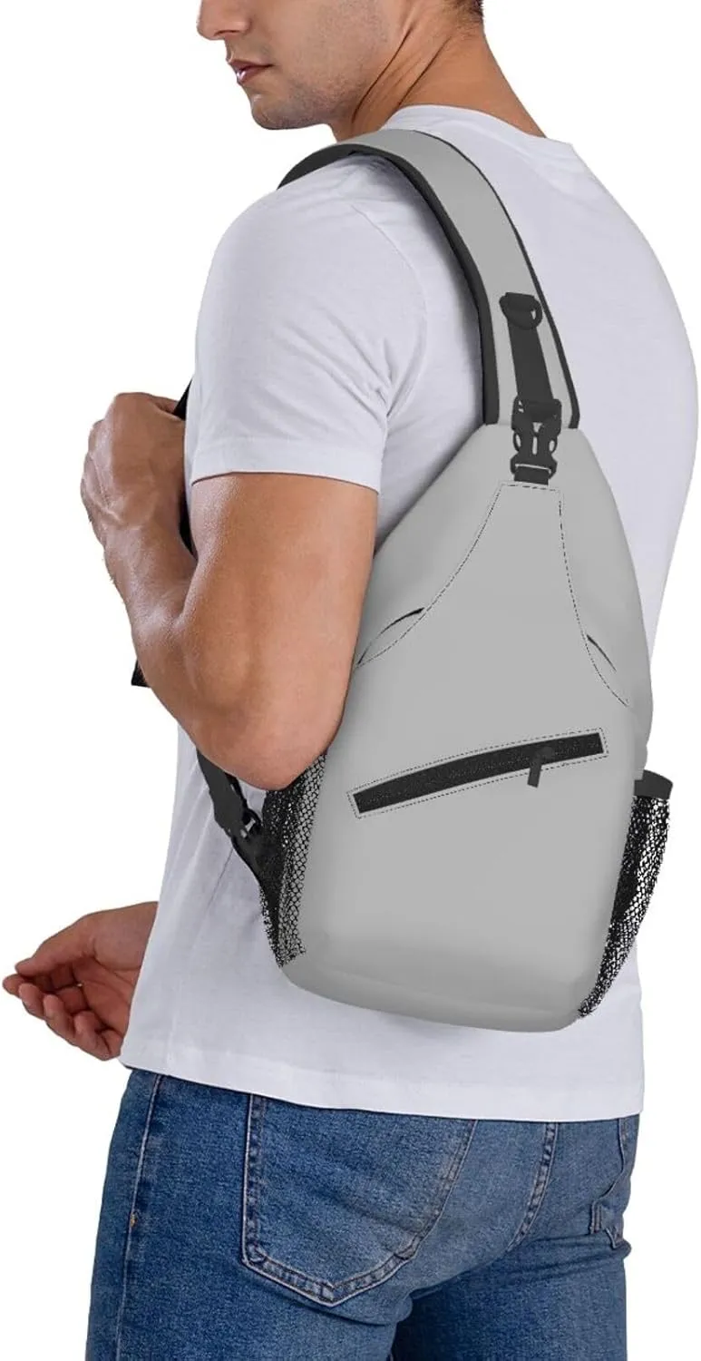 Chest Bag Fashion Casual Sports Daypack Travel Hiking Sling Bag for Women Men