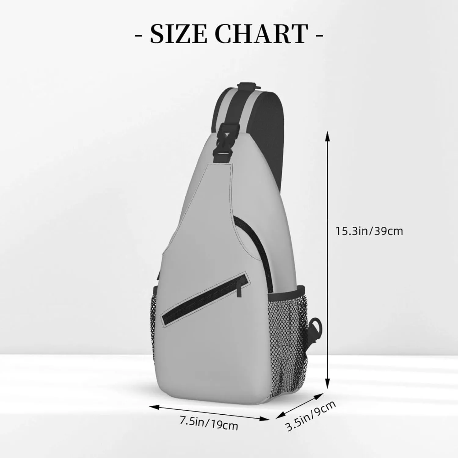 Chest Bag Fashion Casual Sports Daypack Travel Hiking Sling Bag for Women Men