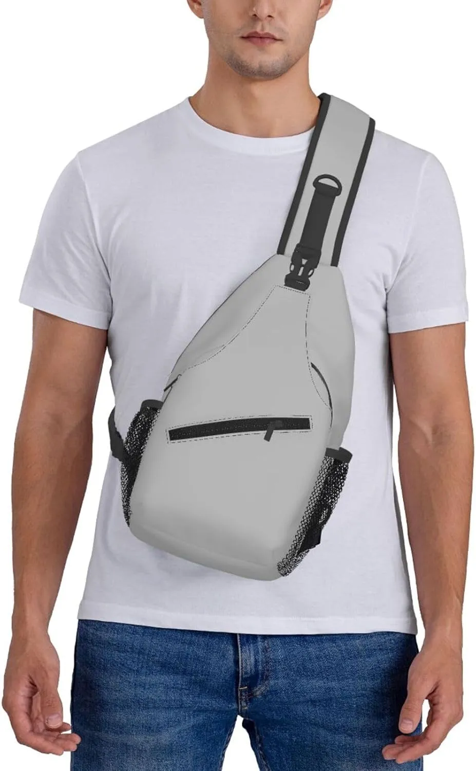 Chest Bag Fashion Casual Sports Daypack Travel Hiking Sling Bag for Women Men