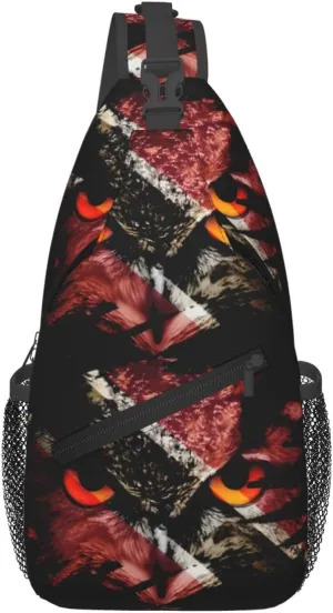 Chest Sling Bag Crossbody Shoulder Backpack Bag Gym Cycling Travel Hiking Daypack Cross Bag