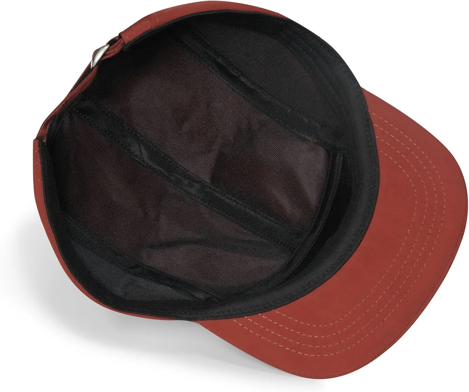 CLAPE Quick Dry 5 Panel Hat, UV Protection Short Flat Bill Baseball Cap Ajustable Unstructured Camper Hat for Outdoor Sport