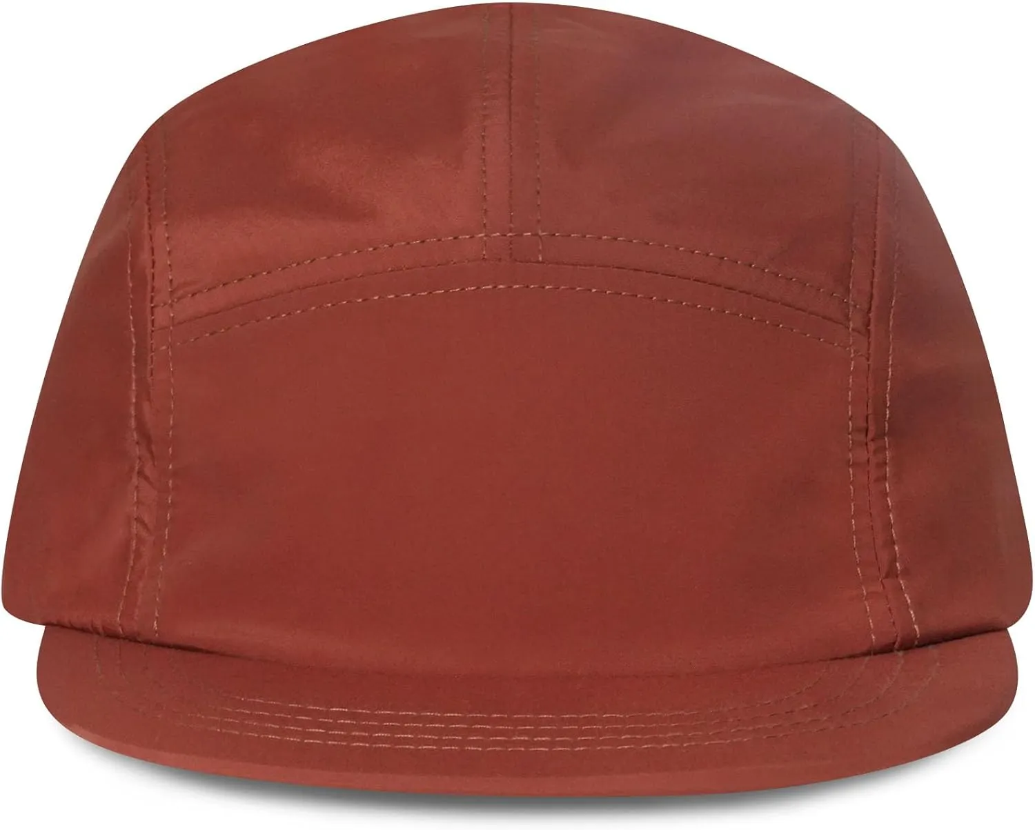 CLAPE Quick Dry 5 Panel Hat, UV Protection Short Flat Bill Baseball Cap Ajustable Unstructured Camper Hat for Outdoor Sport