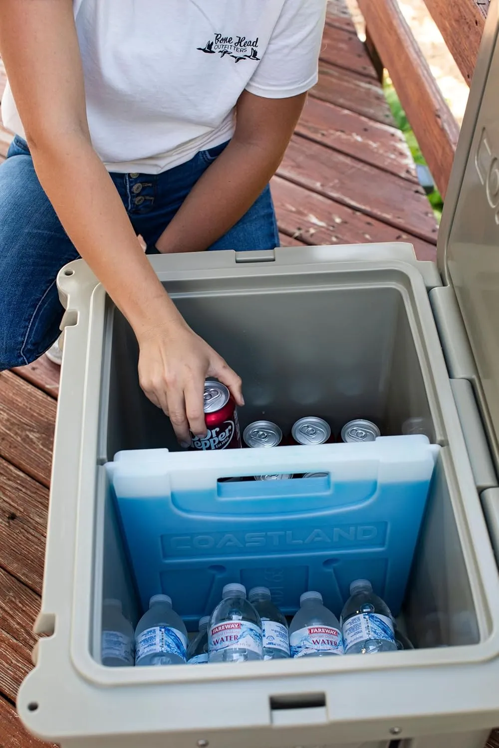 Coastland Delta Series Rotomolded Coolers, Premium Everyday Use Insulated Cooler, Ideal Portable Ice Chest Available in Multiple Capacities & Colors