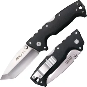 Cold Steel AD-10 Lite 3.5" AUS10A Steel Ultra-Sharp Blade 5.25" GFN Handle Tactical Folding Knife with Tri-Ad Locking Mechanism
