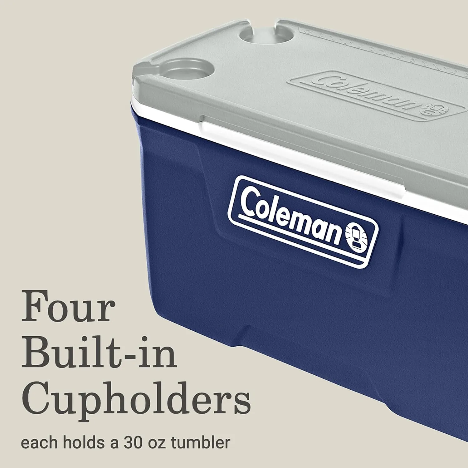 Coleman Classic Series Insulated Portable Cooler, Leak-Resistant Outdoor Hard Cooler Keeps Ice up to 5 Days, 52/70/120/150 Quart