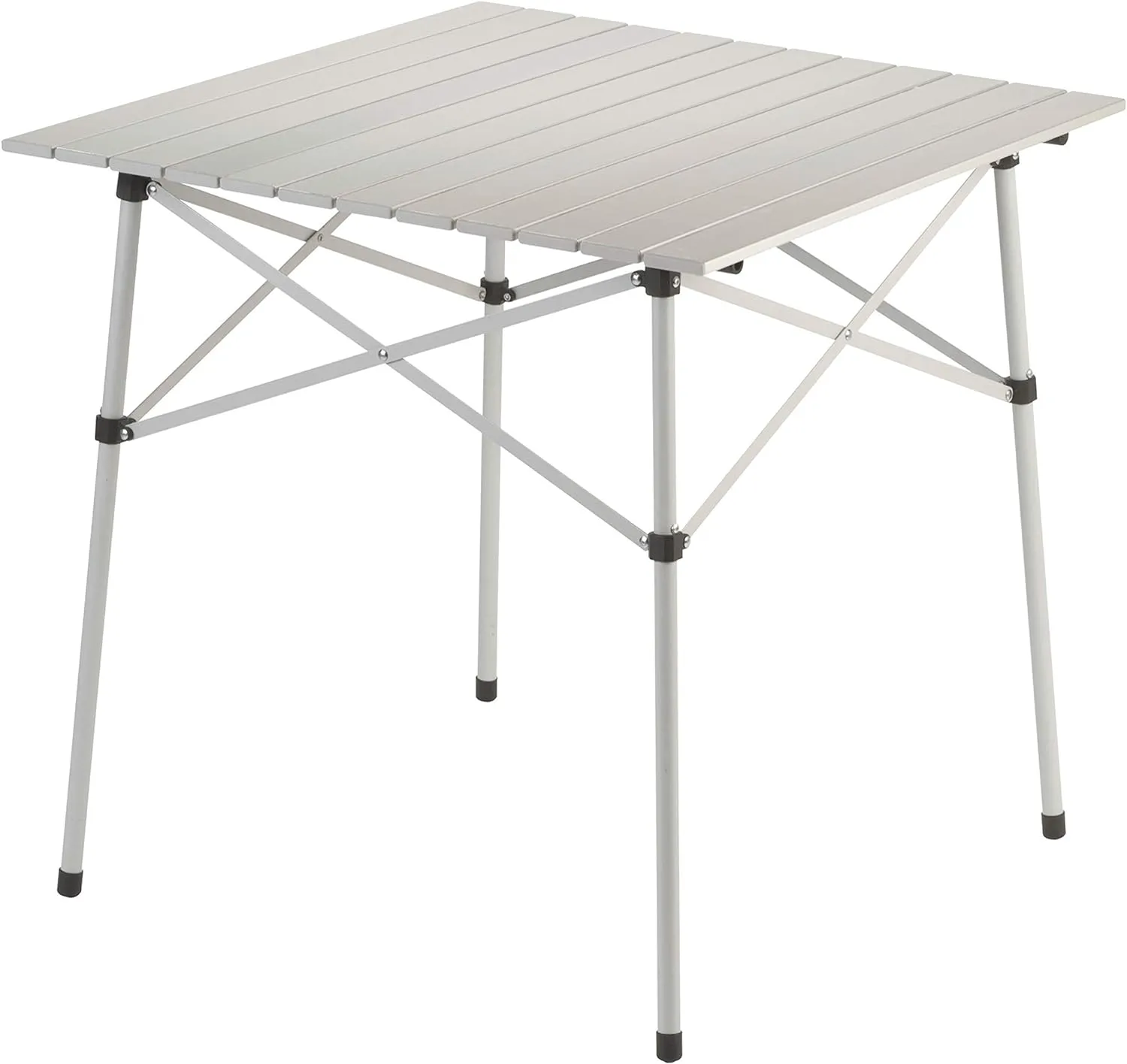 Coleman Portable Quad Camping Chair with 4-Can Cooler, Cushioned Seat & Back with Side Pockets & Cup Holder, Carry Bag Included