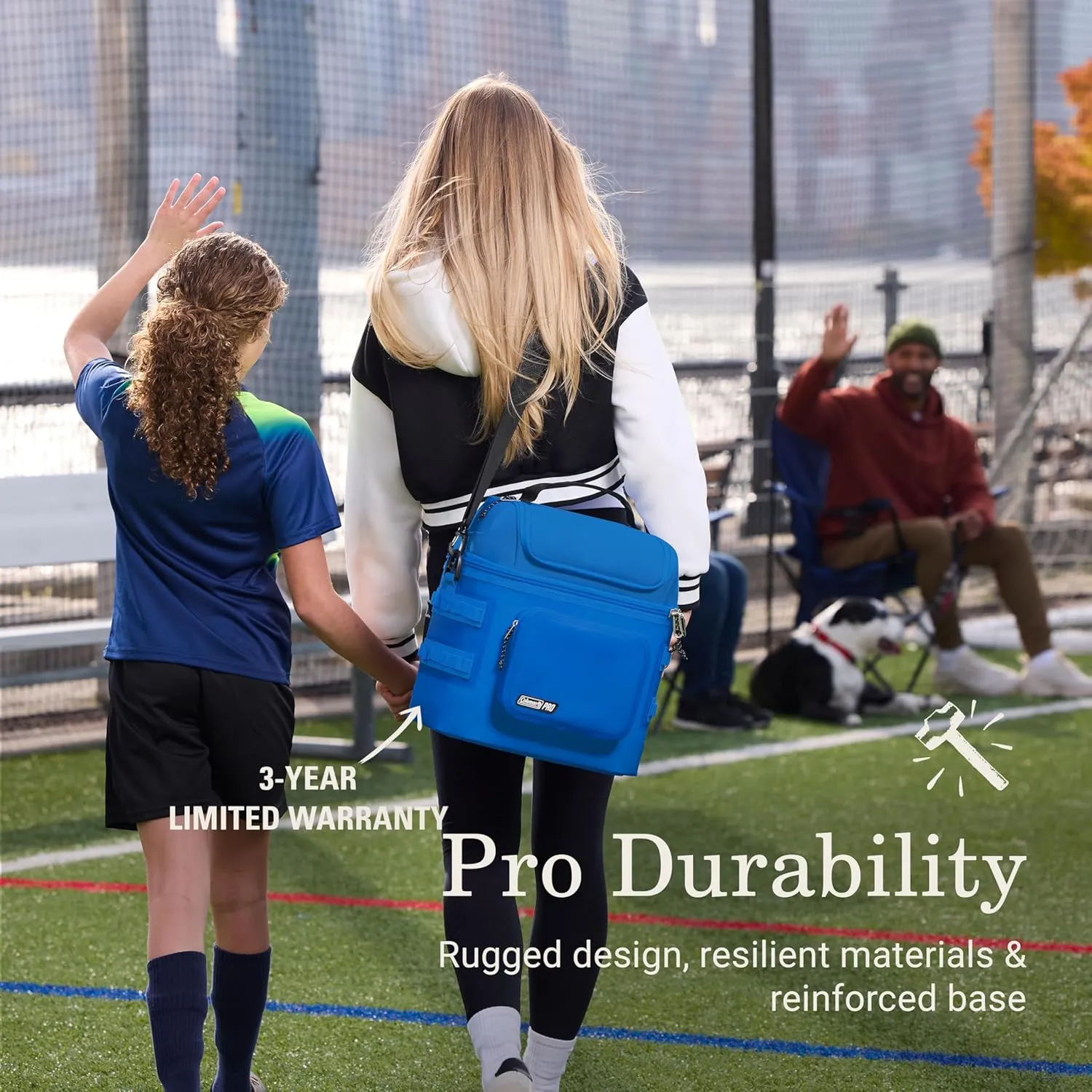 Coleman Pro 24-Can Premium Soft Cooler Lunchbox, Fully Insulated Lid & Body Stays Cold up to 35 Hours