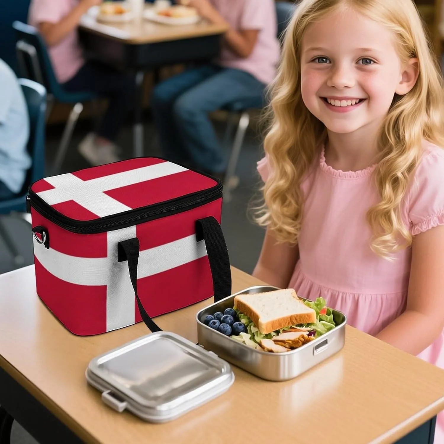 Collapsible Cooler Bag Camping Cooler Tote Lunch Cooler Insulated Waterproof Lunch Box for Picnic Beach Travel