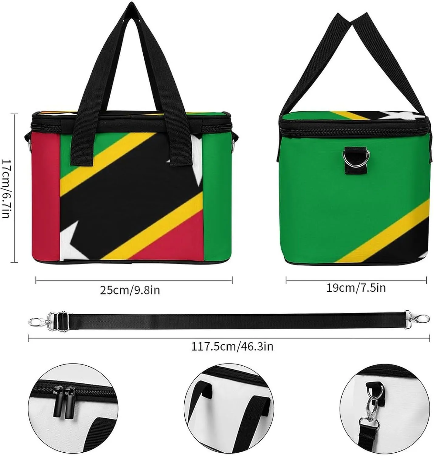 Collapsible Cooler Bag Camping Cooler Tote Lunch Cooler Insulated Waterproof Lunch Box for Picnic Beach Travel