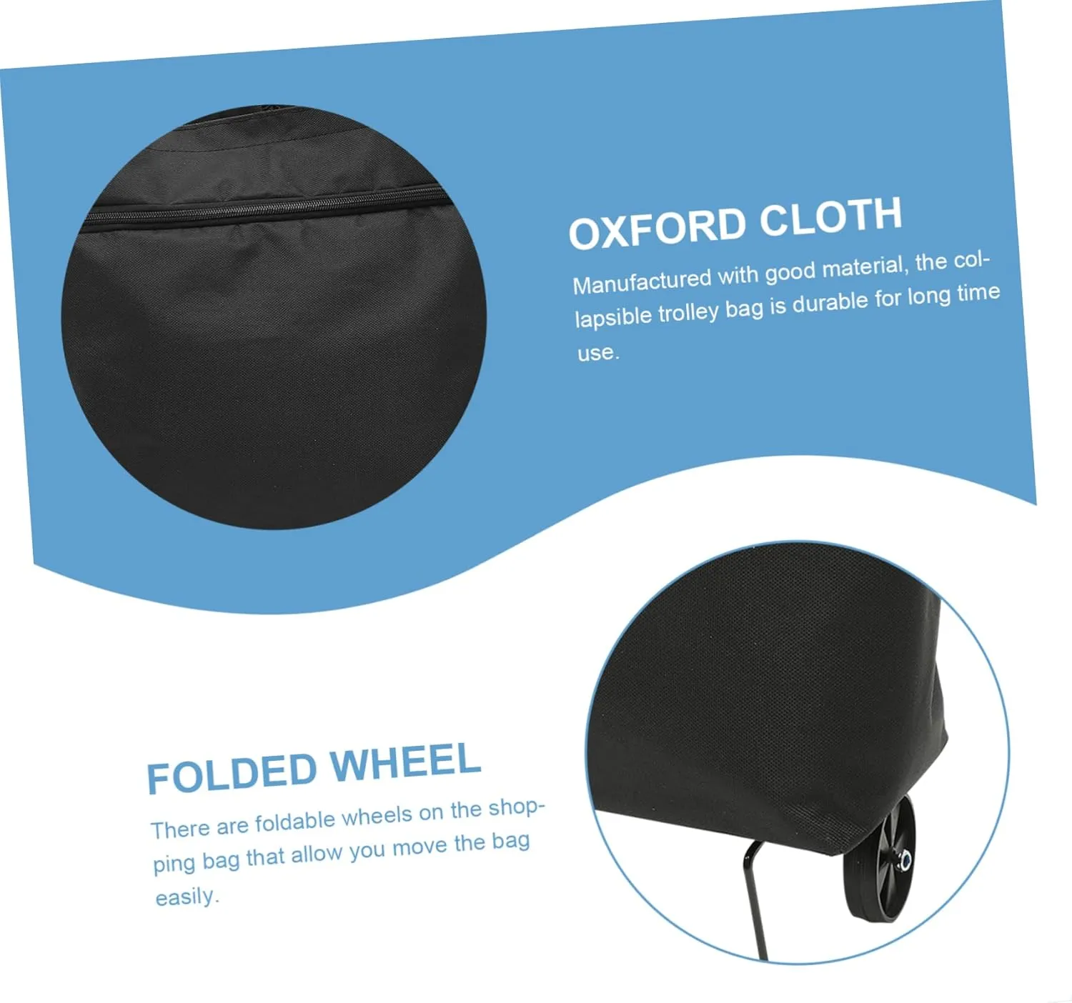 Collapsible Tey Bag with Shoulder Strap Storage Pouch for Outdoor Shopping Grocery Laundry Travel