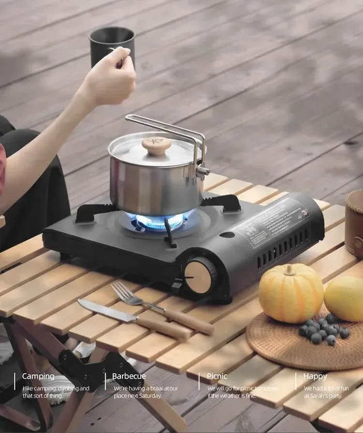 Compact Portable Gas Stove - Lightweight Camp Cooking Equipment