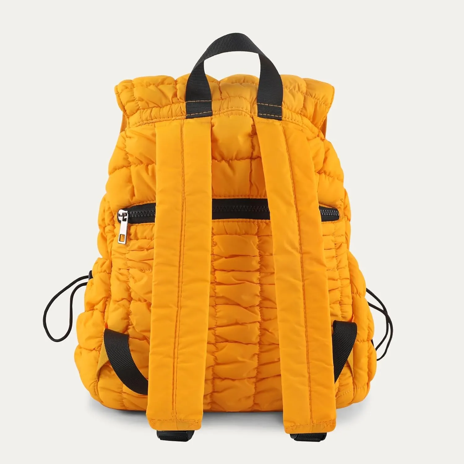 CONTAIL 18L Quilted Puffer Backpack for Women,Lightweight Puffy Hiker Pack,Yellow