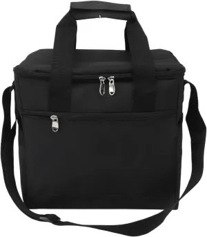 Cooler Bag, Oxford Cloth Hard Wearing Waterproof Interior Coolers, Leak Proof 15L Large Capacity Wear Resistant Labor Saving Straps Cooler Bags Insulated, for Picnic, Beach