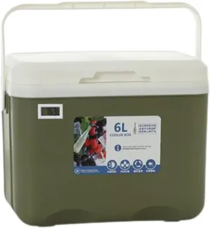 Cooler Box Small Ice Chest Personal 6L Cold Storage Insulated Box Insulated Portable Cooler for Commercial Party Breast Milk