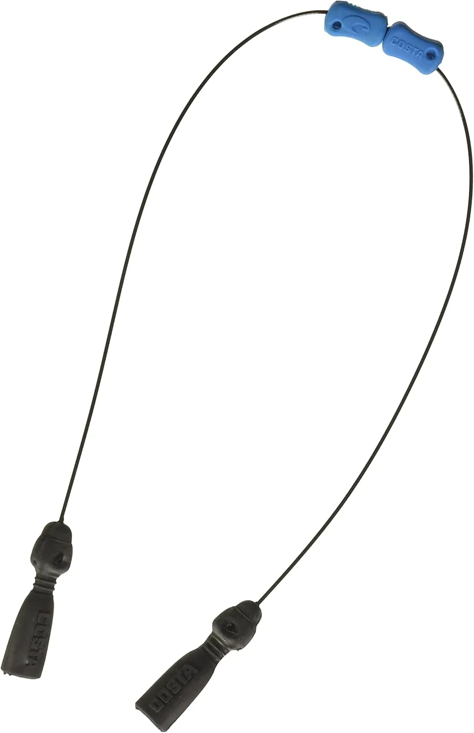 Costa Del Mar C-Line Adjustable Retainer Leash, Black/Costa Blue, 17in (A6S0002KT)