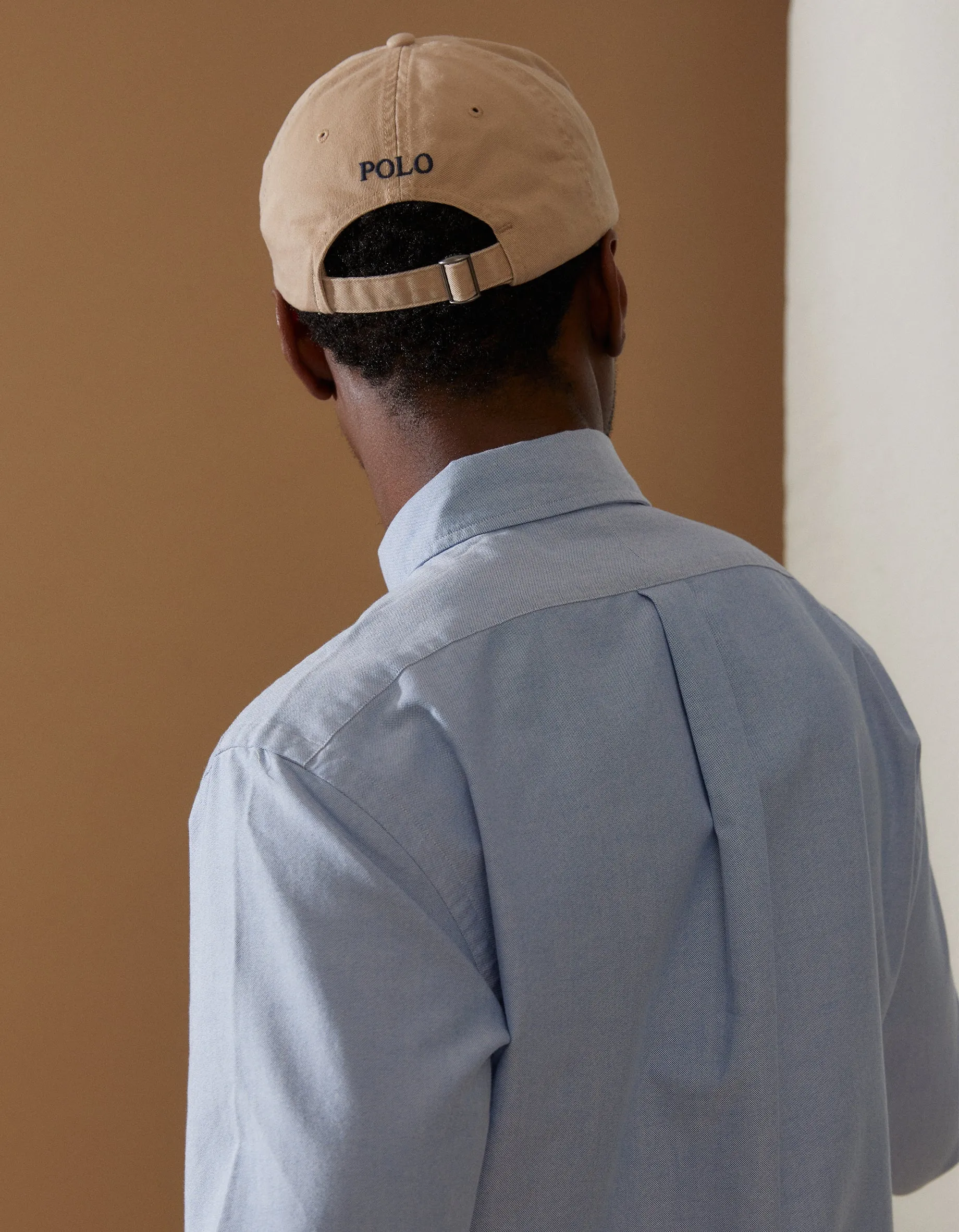 Cotton Chino Ball Cap - Nubuck/Relay Blue