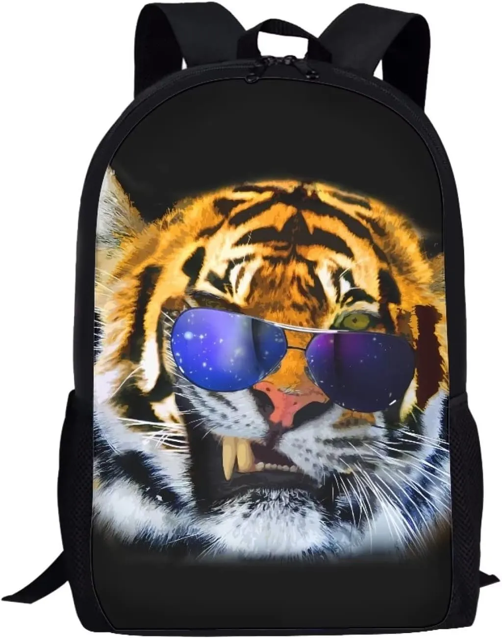 Cumagical 3D Animal Tiger Print Lightweight Backpack Bookbags Outdoor Travel Laptop Daypack