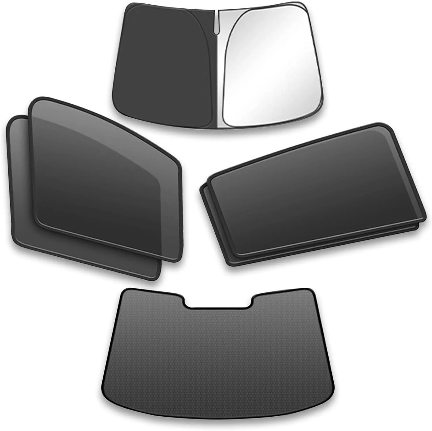 Custom Fit Car Window Shades for Mazda BIANTE, Sun Shade Protector UV Protection Window Magnetic Mesh Shield Windshield and Side Easy to Install,Front Windshield