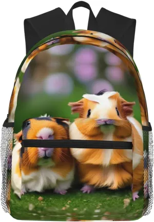 Cute guinea pigs print Lightweight and comfortable backpack Casual Laptop Backpack for Travel Hiking