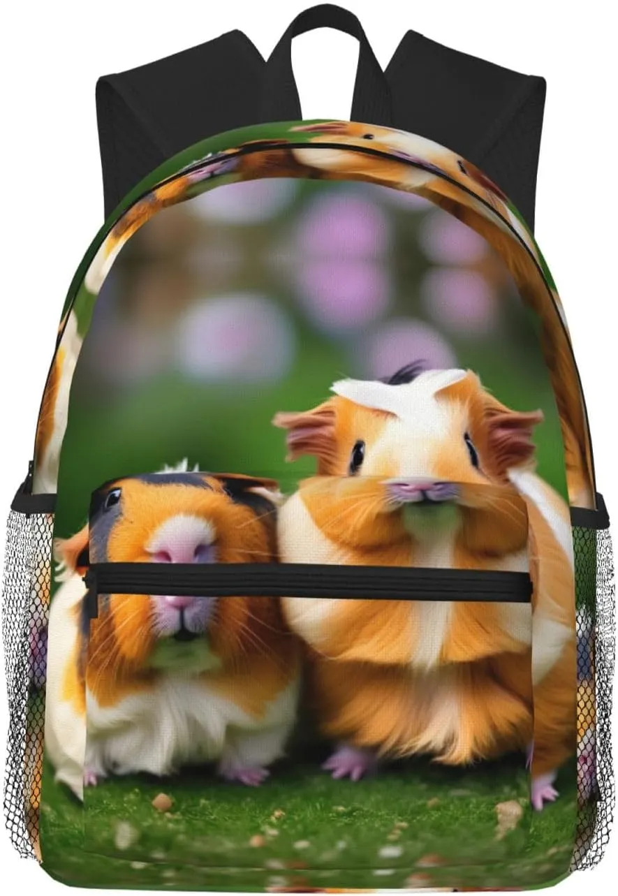Cute guinea pigs print Lightweight and comfortable backpack Casual Laptop Backpack for Travel Hiking