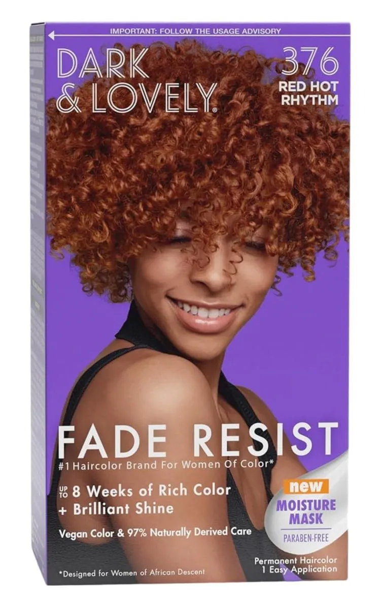 Dark & Lovely Color #376 Red Hot Rhythm (Pack of 6)
