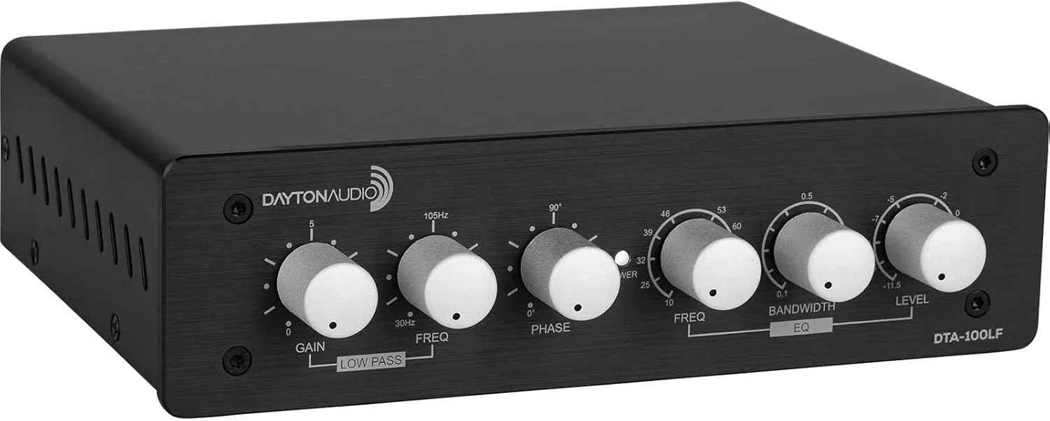 Dayton Audio DTA-100LF Desktop Low-Frequency Amplifier with EQ