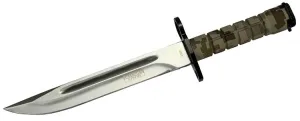 Defender Desert camo Bayonet Hunting Knife with Sheath 9296