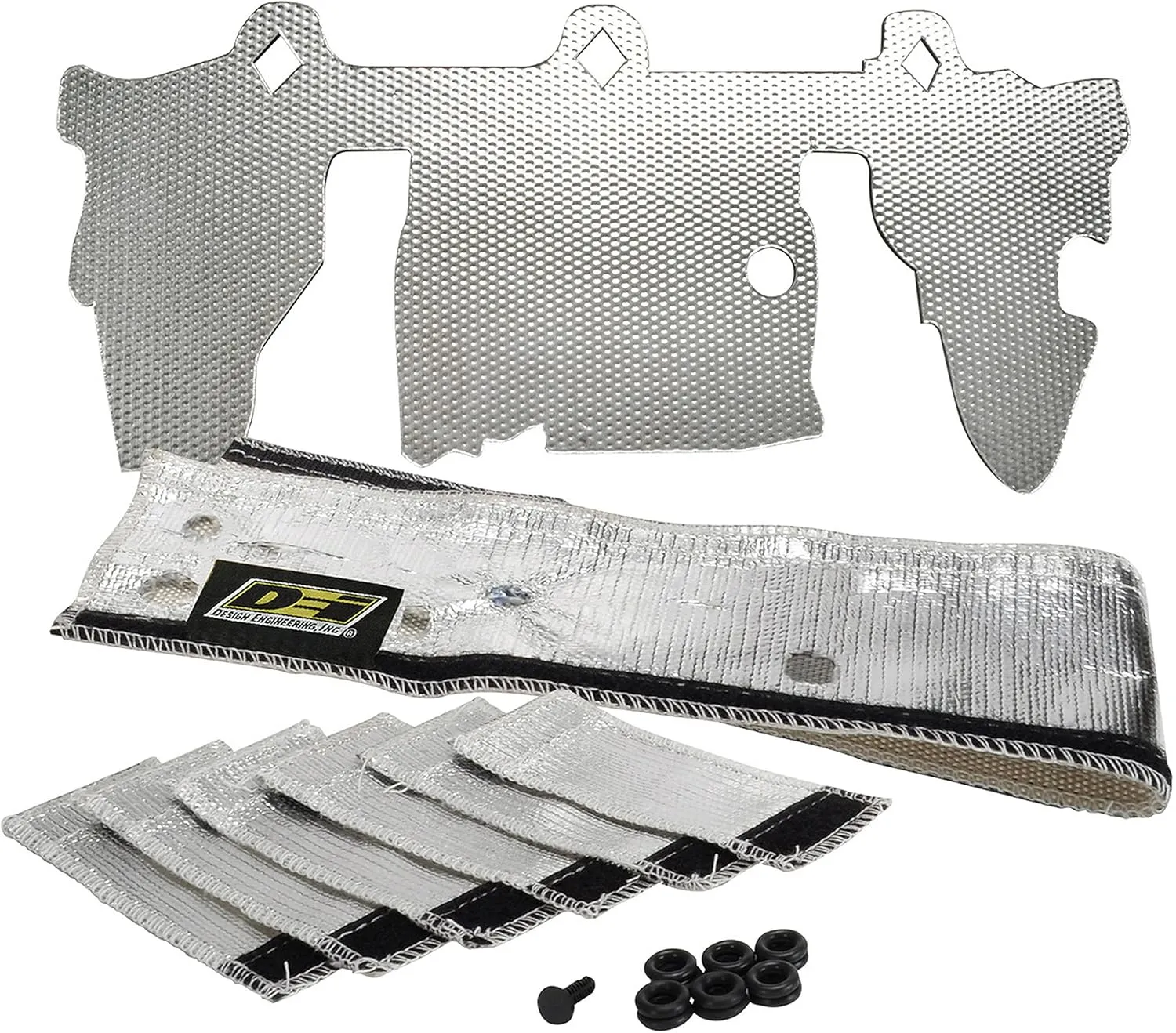 DESIGN ENGINEERING Fuel Rail & Injector Cover Kit for Jeep (1997-2004, 4.0L Engine) - Our Accessories Reduce Vapor Lock & Keep Fuel Injectors & Rails Cooler