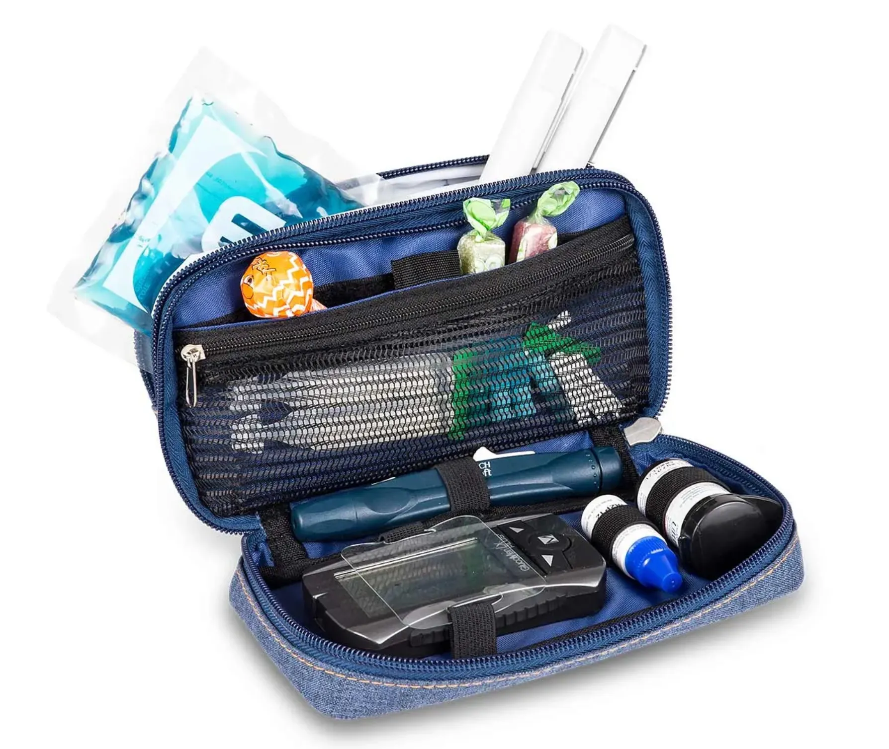 DIABETICS Diabetes Bag Isothermal Bag Blue with Gel Cool Pack