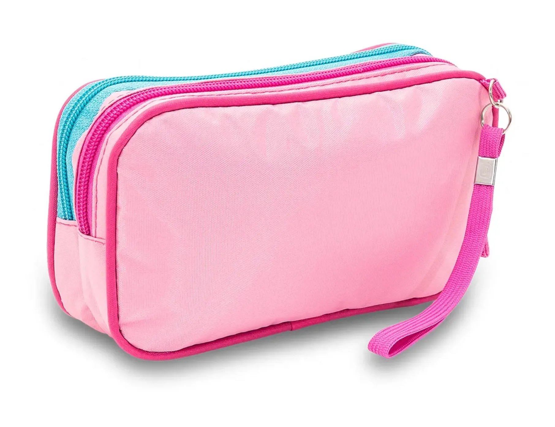 DIAS Kids Diabetes Toiletry Bag for Kids Isothermal Bag Pink with Gel Cool Pack