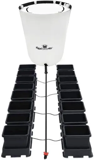 Easy2Grow 16 System 2.2 gal Pots w/ 60 gal Flexi Tank Pro