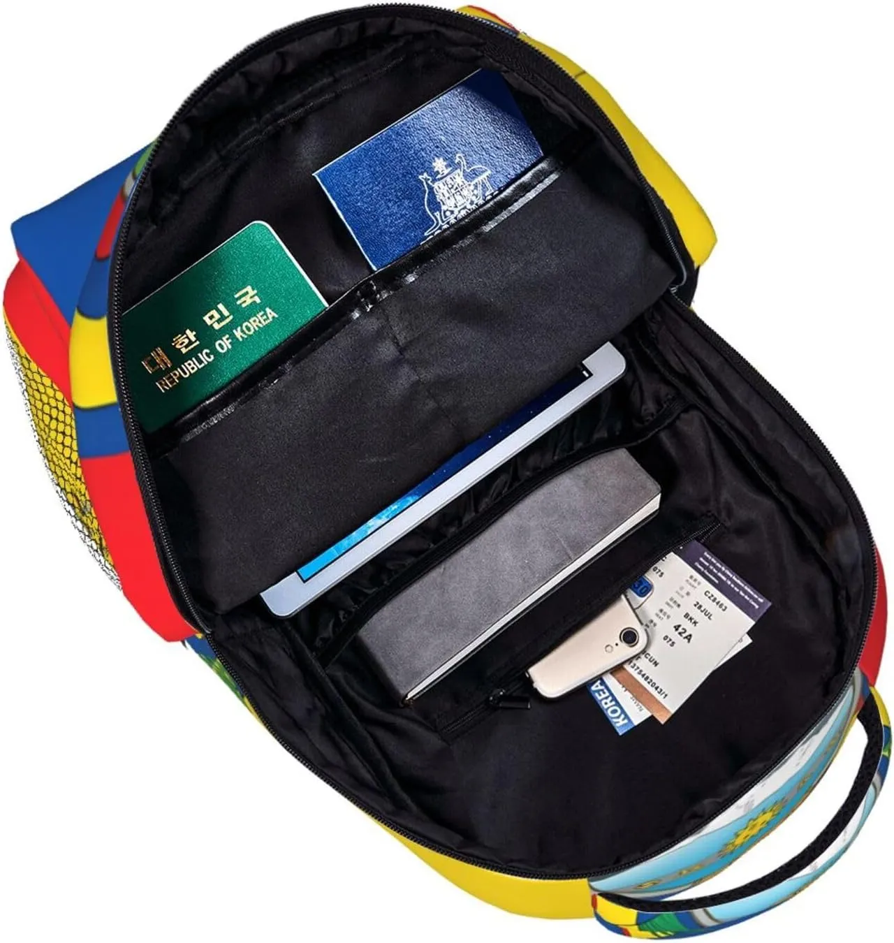 Ecuador Ecuadorian Flag Backpack Casual Laptop Backpack Double Shoulder Bag Lightweight Backpack For Women Men Travel
