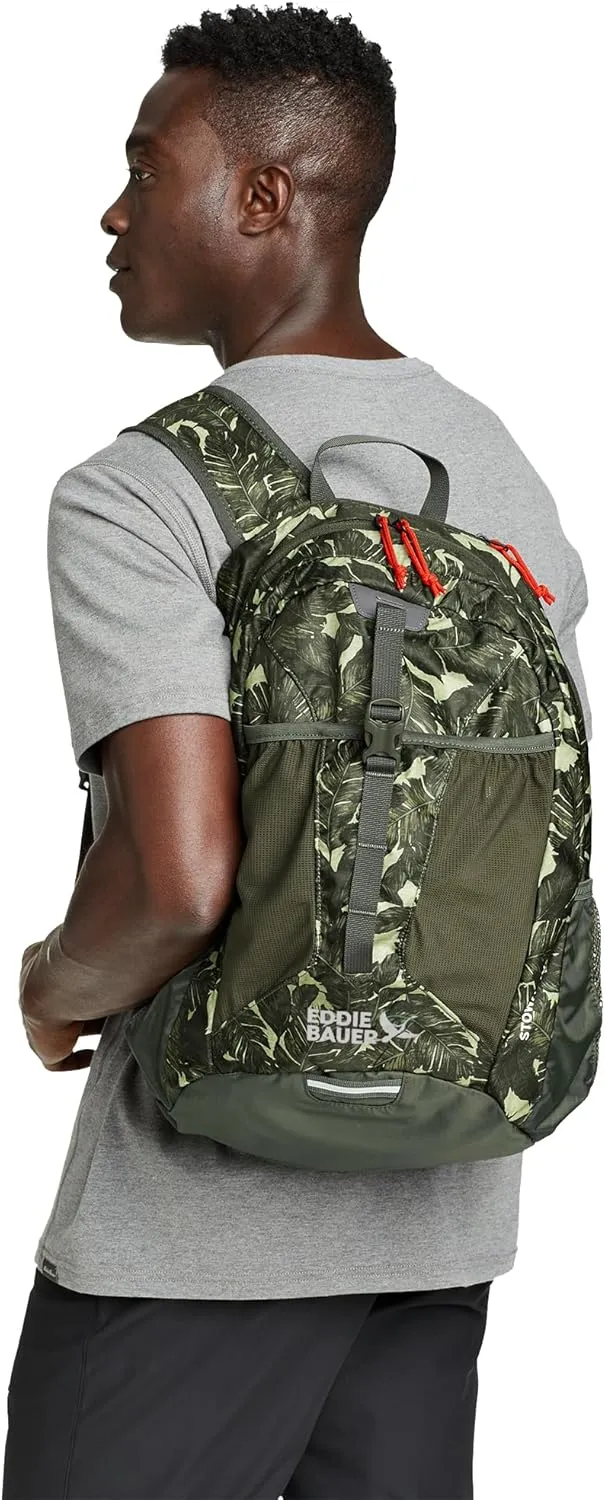 Eddie Bauer Stowaway Packable Backpack-Made from Ripstop Polyester, Spruce, 30L