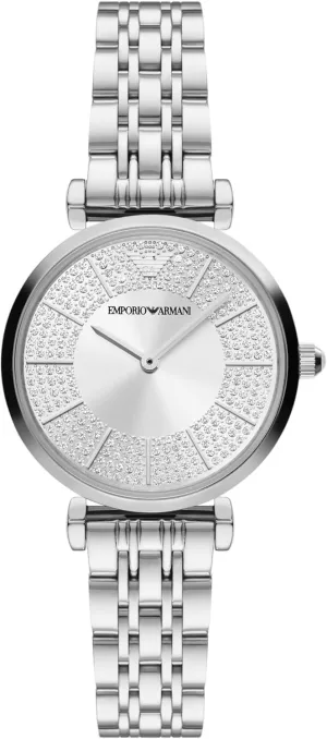 Emporio Armani Women's Dress Watch with Stainless Steel Band