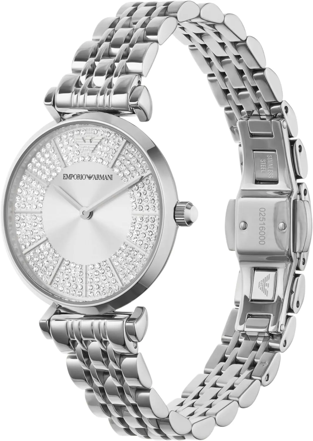 Emporio Armani Women's Dress Watch with Stainless Steel Band