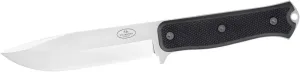 Fallkniven S1x Fixed 132mm Satin Blade Thermorun Handle, Black