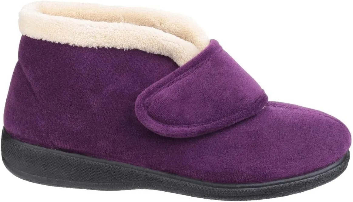 Fleet & Foster Womens/Ladies Levitt Touch Fasten Slippers