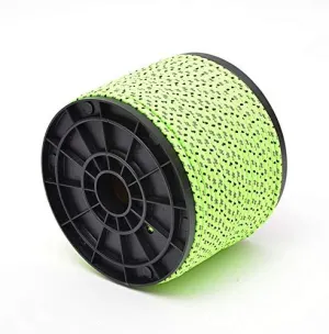 Fluorescent Reflective Tent Rope Camping Cord, Reflective Safety Rope, Camping Rope Tent Wind Cord Guy Line Reflective 50m Length 4mm Thickness for Outdoor