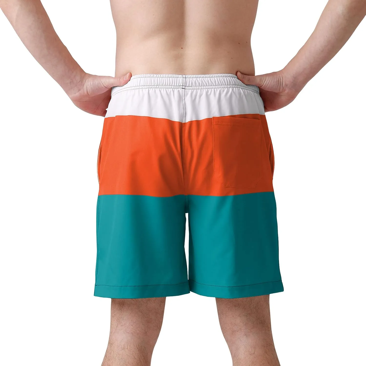 FOCO Men's NFL Team Logo Bathing Suit Swim Trunks