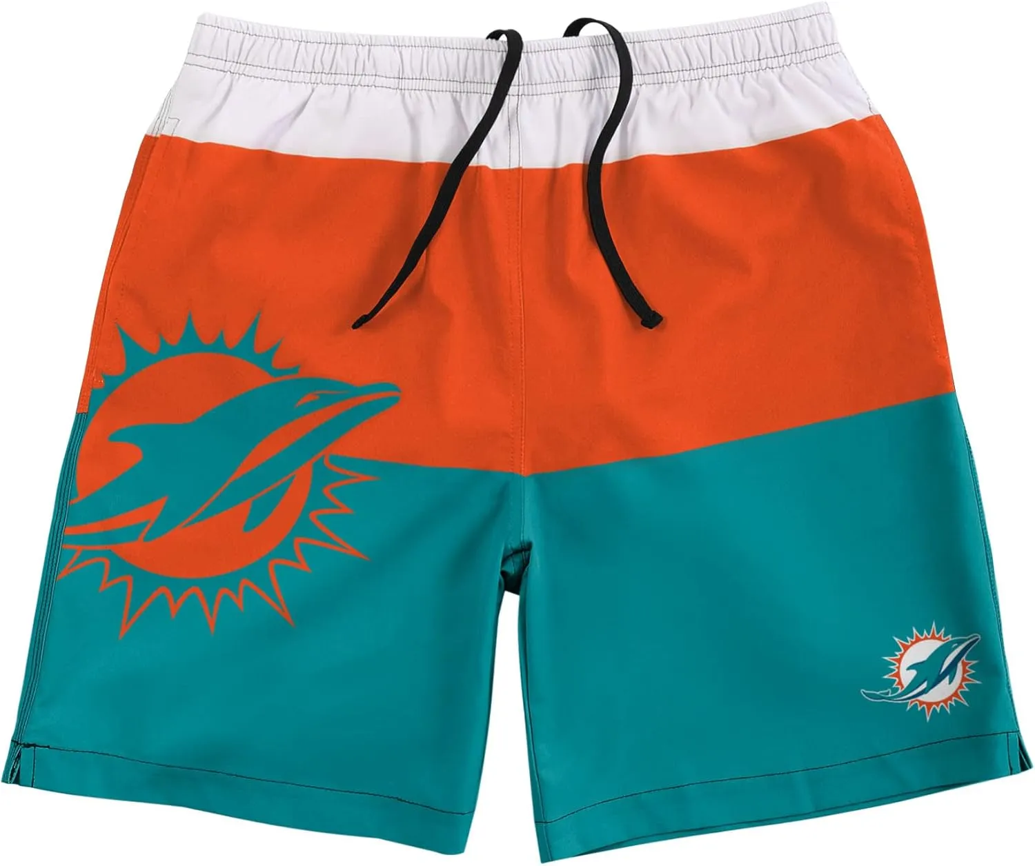 FOCO Men's NFL Team Logo Bathing Suit Swim Trunks