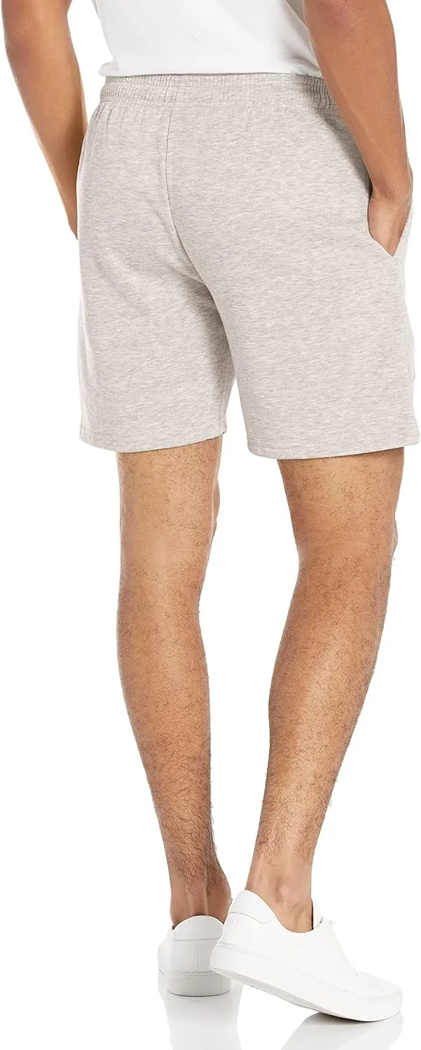 FOCO Men's NFL Team Logo Gray Wordmark Fleece Shorts