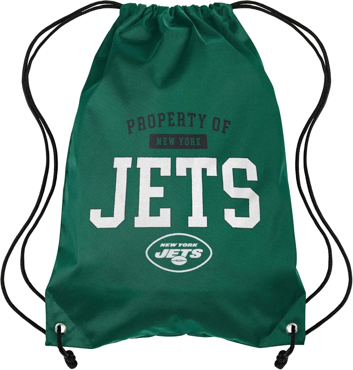 FOCO New York Jets NFL Property Of Drawstring Backpack