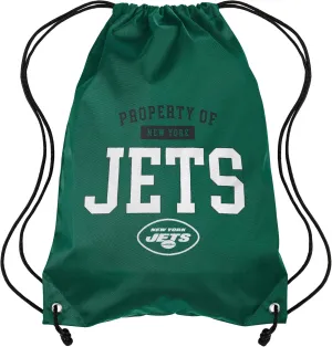 FOCO New York Jets NFL Property Of Drawstring Backpack