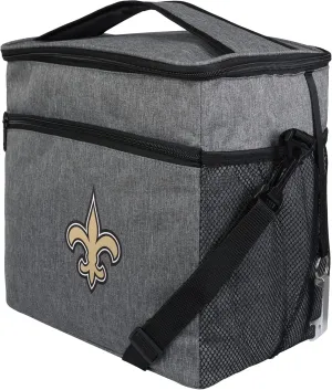 FOCO NFL Team Logo Heather Grey Soft-Sided Insulated 24-Pack Tailgate Cooler Bag