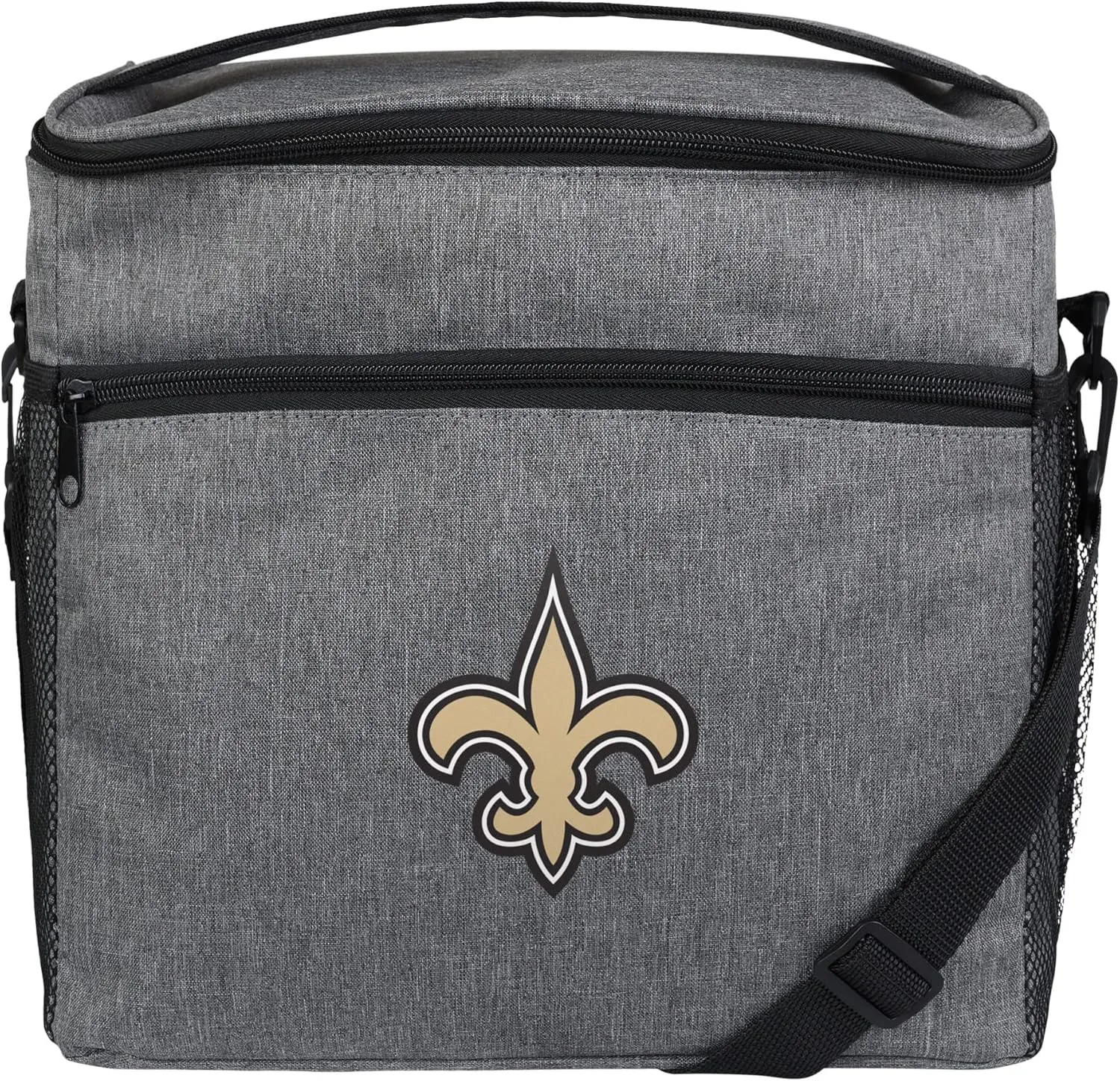 FOCO NFL Team Logo Heather Grey Soft-Sided Insulated 24-Pack Tailgate Cooler Bag