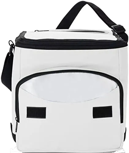 foldable cooler bag 13 litres polyester white